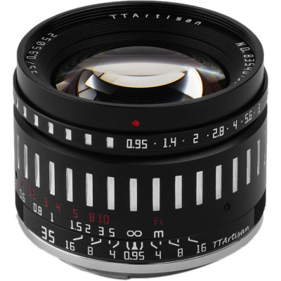 Obiectiv manual TTartisans 35mm F0.95 black&amp;amp;silver pentru Fujifilm FX foto