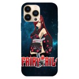 Husa compatibila cu Apple iPhone 14 Plus model Erza Scarlet Fairy Tail, Silicon, TPU, Viceversa, Transparent, Carcasa