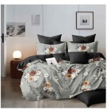 Cumpara ieftin Lenjerie pat dublu,bumbac finet,6 piese,cearceaf normal 220x240cm, cearceaf pilota 200x220cm, 2 fete de perna 50x70, 2 fete de perna 70x70-A1182
