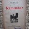 REMEMBER - RADU D. ROSETTI - ED. 1921