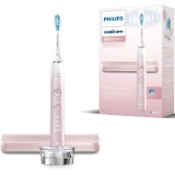 Periuta de dinti electrica Philips Sonicare DiamondClean 9000 HX9911/84, 62000 miscari/min, 4 moduri de curatare, 3 nivele intensitate, senzor presiun