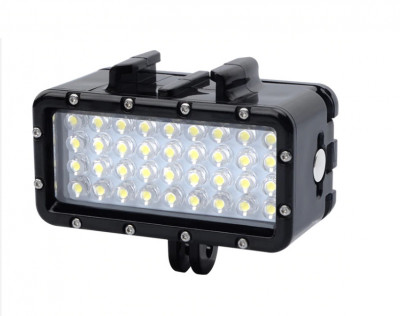 Lampa waterproof 45m pentru camere de actiune foto