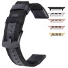 Curea textila, compatibila cu Apple Watch 9|8|7|6|5|4|3|2|1 Series, 49mm|45mm|44mm|42mm, Textile Black