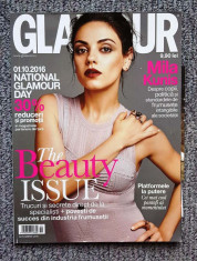 Revista Glamour nr 120, oct 2016. Mila Kunis foto