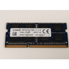Memorie RAM Laptop, Kingston, 8GB, 2Rx8, DDR3L, PC3L-12800S, 1600MHz, 1.35V, KN2M64-ETB, CL11, Non-ECC, SODIMM, 204 pini