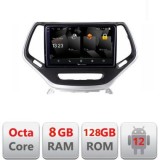 Navigatie Jeep Cherokee 2014-2019 5960Pro-248 Android Octa Core Qualcomm 2K Qled 8+128 DTS DSP 360 4G Optical CarStore Technology
