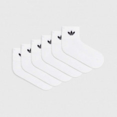 adidas Originals șosete 6-pack culoarea alb IJ5627