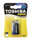 Baterie Toshiba Alkaline 9V 6F22 6LR61 alcalina set 1 buc.