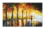Cumpara ieftin Tablou pictat manual, In drum spre casa, 100x60cm ulei pe pe panza, Spectaculos