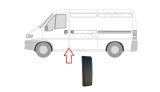 Bandou stalp CITROEN Jumper (244), FIAT Ducato (244), PEUGEOT Boxer (244) , stanga=dreapta, gri inchis; lungime 165, inaltime 55 mm; ampatamentversiu