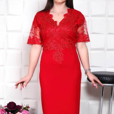 Rochie de Ocazie Silvi Rosu - 50Marimea