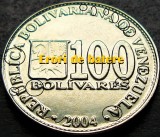 Cumpara ieftin Moneda exotica 100 BOLIVARES - VENEZUELA, anul 2004 *cod 2831 = ERORI BATERE