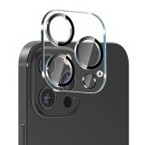 Folie sticla pentru camera apple iphone 15 pro / 15 pro max, full glue negru, Flippy