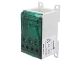 Bloc de Distribuție cu 8 Borne, Lățime 51,4mm