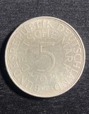 Moneda argint 5 mărci 1972F