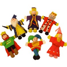 Set Papusi Degetar BigJigs Toys - Frumoasa din Padurea Adormita foto