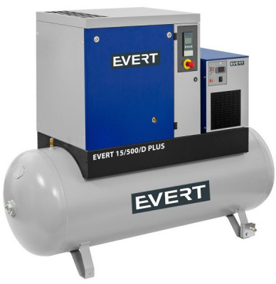 Compresor Aer Evert 500L, 400V, 15.0kW EVERT15/500/D/3 foto