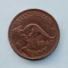 AUSTRALIA - 1 Penny 1942 - George VI foto