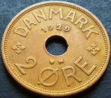 Moneda istorica 2 ORE - DANEMARCA, anul 1929 *cod 2777 B = excelenta