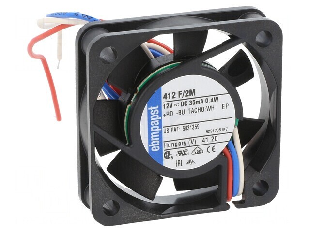 Ventilator DC Axial 12V 40x40x10mm