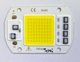 LED 50W 230Vac alb rece