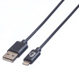 Cablu de date si alimentare pentru iPhone, iPod, iPad Lightning MFI 1.8 m, Value 11.99.8322