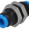 Racord push-in filetate alamă nichelată 0,95-6 bar