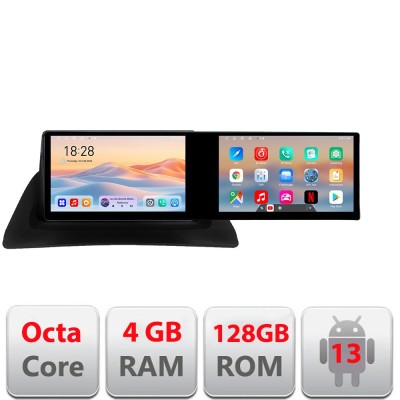 Navigatie Renault Kangoo Edotec 2 ecrane 8 core 4+128 21.6 inch Incell android Wifi 5Ghz gps internet CarStore Technology foto