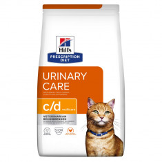 Hill&#039;s Prescription Diet Feline Urinary Care c/d Multicare Chicken 1,5 kg