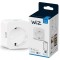Priza inteligenta WiZ Wi-Fi, controlat prin aplicatie, alb - RESIGILAT