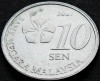 Moneda exotica 10 SEN - MALAEZIA, anul 2017 *cod 3873 A - A.UNC!, Asia