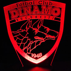 Trofeu acril "Dinamo"