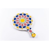 Platou din ceramică cu m&acirc;ner | floare stea
