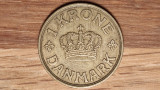 Danemarca - moneda de colectie semnata N&hearts;GJ - 1 krone 1939 impecabila ! an rar !, Europa