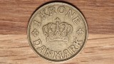 Danemarca - moneda de colectie semnata N&hearts;GJ - 1 krone 1939 impecabila ! an rar !, Europa