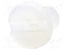 Surub M3, poliamida, lungime 4mm, cap rotund, pas filet 0.5, DREMEC - 8G204M3X04