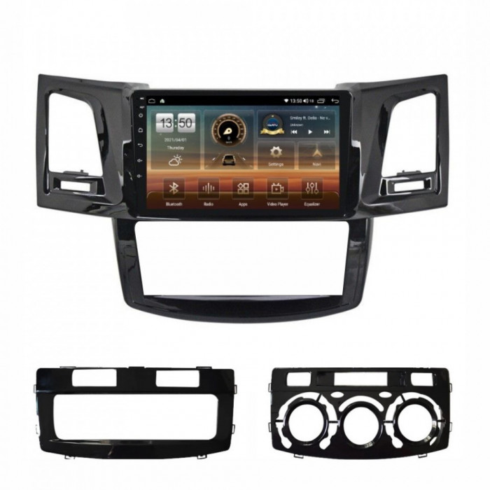 Navigatie dedicata cu Android Toyota Hilux VII 2004 - 2015, 8GB RAM, Radio GPS