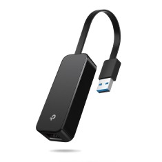 ADAPTOR RETEA TP-LINK de la 1 port USB3.0 la 1 port Gigabit, black &quot;UE306&quot; (timbru verde 0.18 lei)