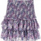 Fusta dama Isabel marant etoile floral print mini skirt with flounces JU0753 21P009E 30FN Multicolor