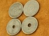 Lot 4 monede: 1 krone 1946 + 1951 + 1956 + 1957 Norvegia [poze]. Discount conform descriere [10 - 20 %. Vezi descrierea.]., Europa, Nichel