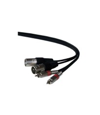 Cablu 2x RCA la 2x XLR 3m ibiza foto