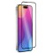 Folie Sticla Tempered Glass iPhone 15 Pro 6.1 4D/5D Full Glue Fullcover Negru