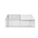 Tarc pentru pasari 3x4x2 m din otel galvanizat, cu acoperis impermeabil MF G01