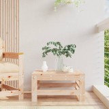 Taburet gradina vidaXL, lemn masiv pin, 57.5x57.5x30 cm, maro, suport 110kg, scaun terasa, masuta cafea