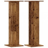 Cumpara ieftin Suporturi de plante 2 buc. lemn vechi 30x30x95cm lemn prelucrat