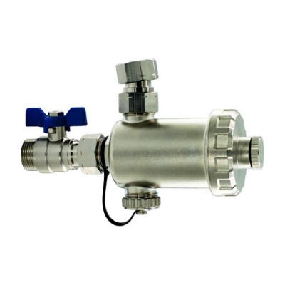 Filtru antimagnetita MagnaStop 3/4, previne depunerea magnetitei in centrale termice si in radiatoare foto