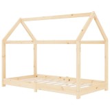 vidaXL Cadru pat de copii, 70 x 140 cm, lemn masiv de pin