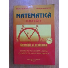 Marius Burtea - Matematica. Clasa a XI-a. Exercitii si probleme