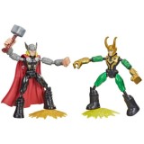 Set figurine Avengers, Bend and Flex - Thor vs Loki