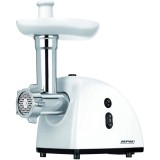 Masina de tocat MPM MMM-05, 650W, lama din otel inoxidabil, functie REVERSE, 3 site de taiere, accesoriu carnati, alb